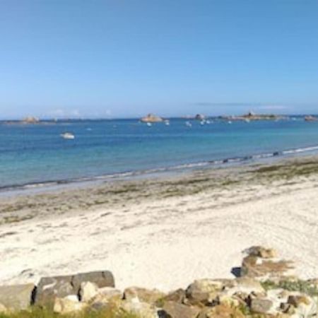 Chalet Familial En Bois A 150 M De La Mer Santec Bagian luar foto