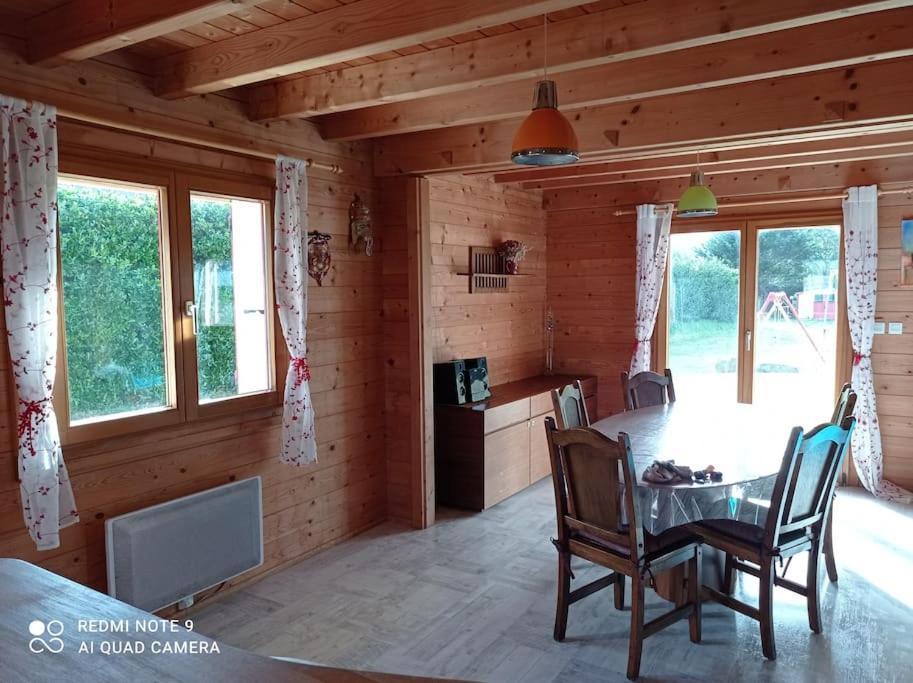 Chalet Familial En Bois A 150 M De La Mer Santec Bagian luar foto