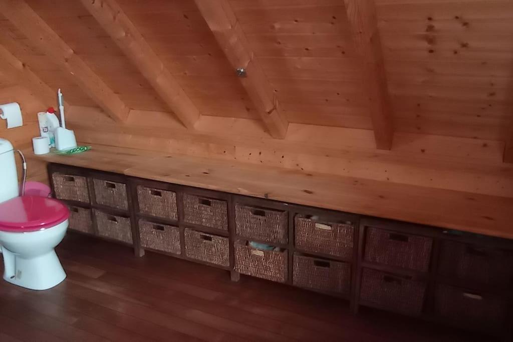 Chalet Familial En Bois A 150 M De La Mer Santec Bagian luar foto